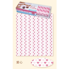 食品包裝蠟紙-愛心 40枚/盒