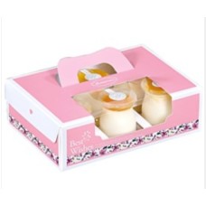 開窗6入蛋糕盒花田 含內襯