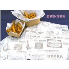 焙優佳 白色防油墊盤紙 咖啡鐵塔 150*150mm 50入/包