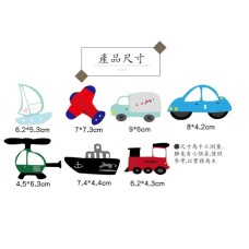 Betty’s 7PCS The Vehicle Biscuit Mold