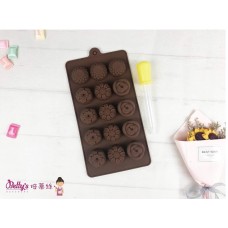 焙蒂絲 15連朵朵花矽膠模