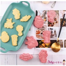 焙蒂絲 6入萬聖節餅乾壓模