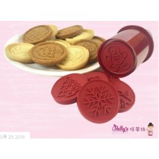 焙蒂絲 聖誕節餅乾模 附6片矽膠圖案章