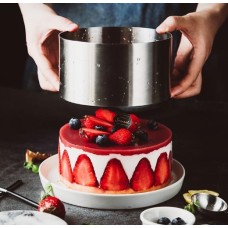 TONHER 10 Inch Round Mousse Ring