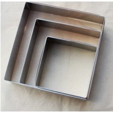 TONHER 6 Inch Square Mousse Ring