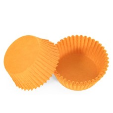 BEIYOUJIA Greaseproof Cupcake Liners (Orange) 100pcs