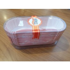 BEIYOUJIA Petite Loaf Cake Liners Ship Type  (Pink Tie)