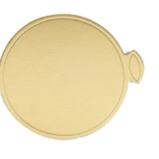 Cake Golden Base Mat Large Round 100/pack