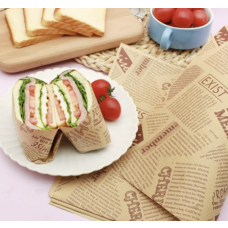 Baking Oil Paper Kraft Newspaper Thick Section 50 Pieces/Pack BAG (Suitable for Panini)
