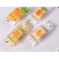 Pineapple Cake Packaging Bag Transparent 4-in-1 100/pack Without Base