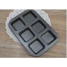 6 even square mold