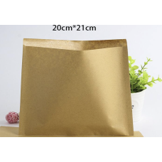 空白平口 防油紙袋-黃牛無印刷 100入/包