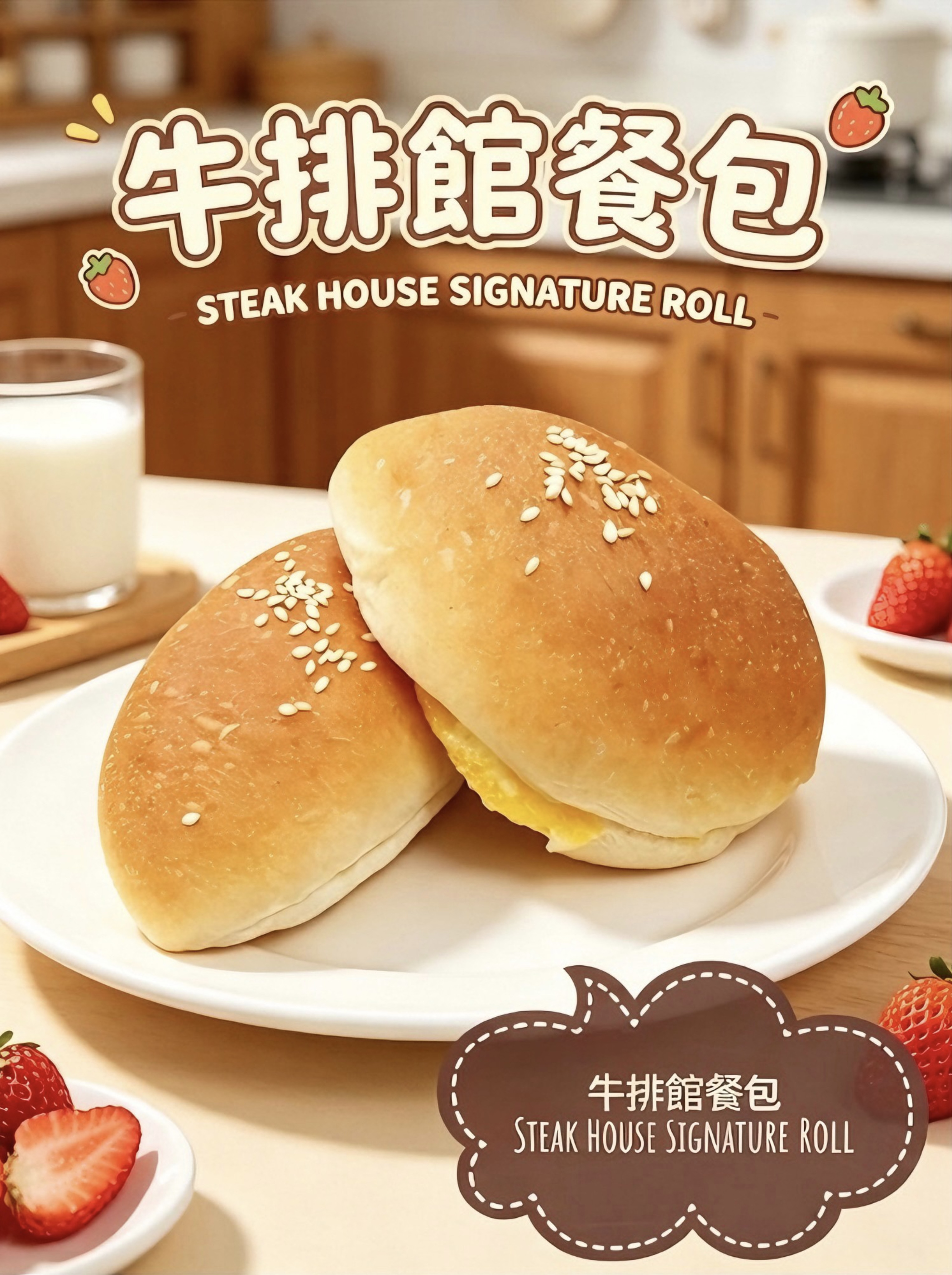 10入牛排館餐包 PCS PACK
